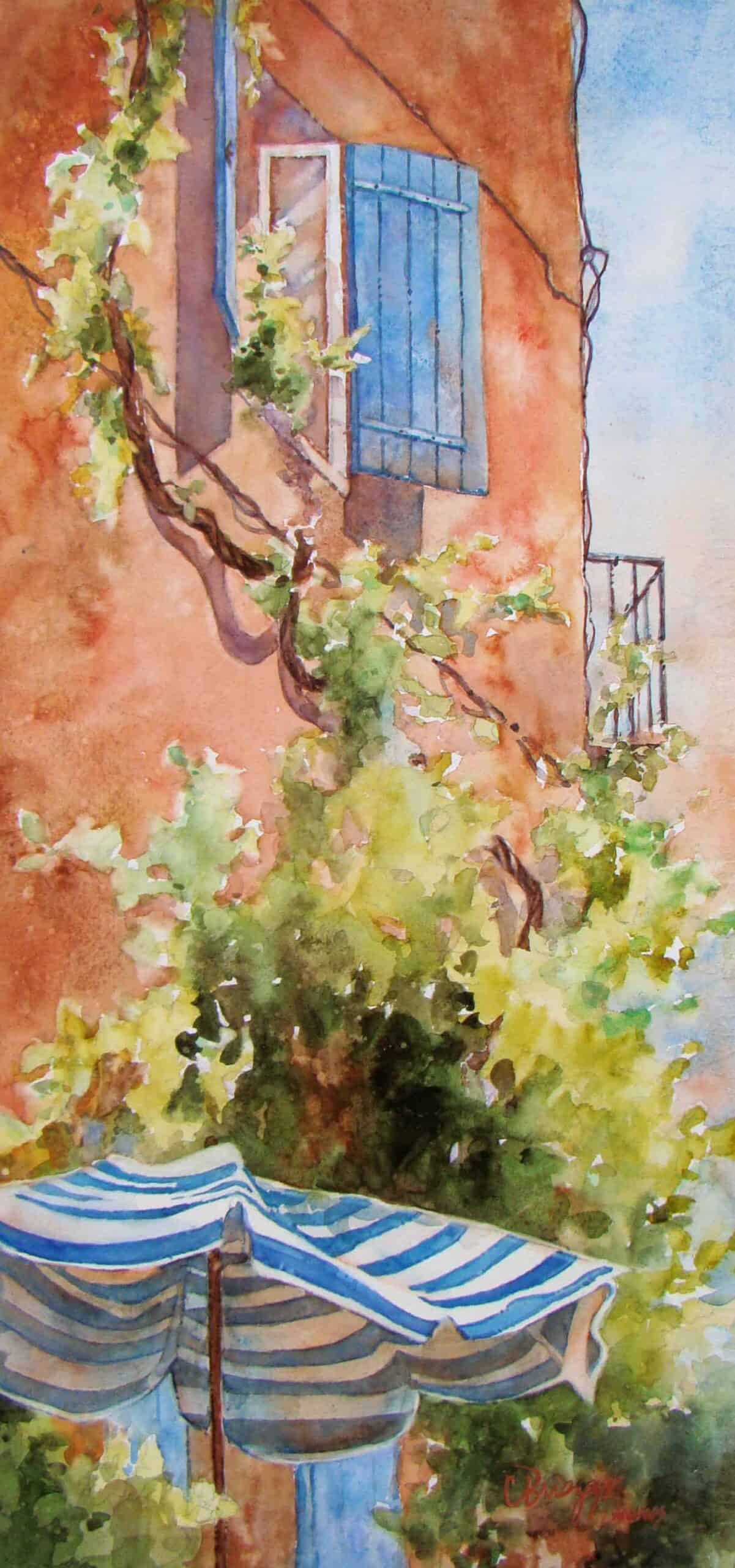 Couleurs de la Provence scaled Couleurs de la Provence Cindy Briggs Art Watercolor Painting
