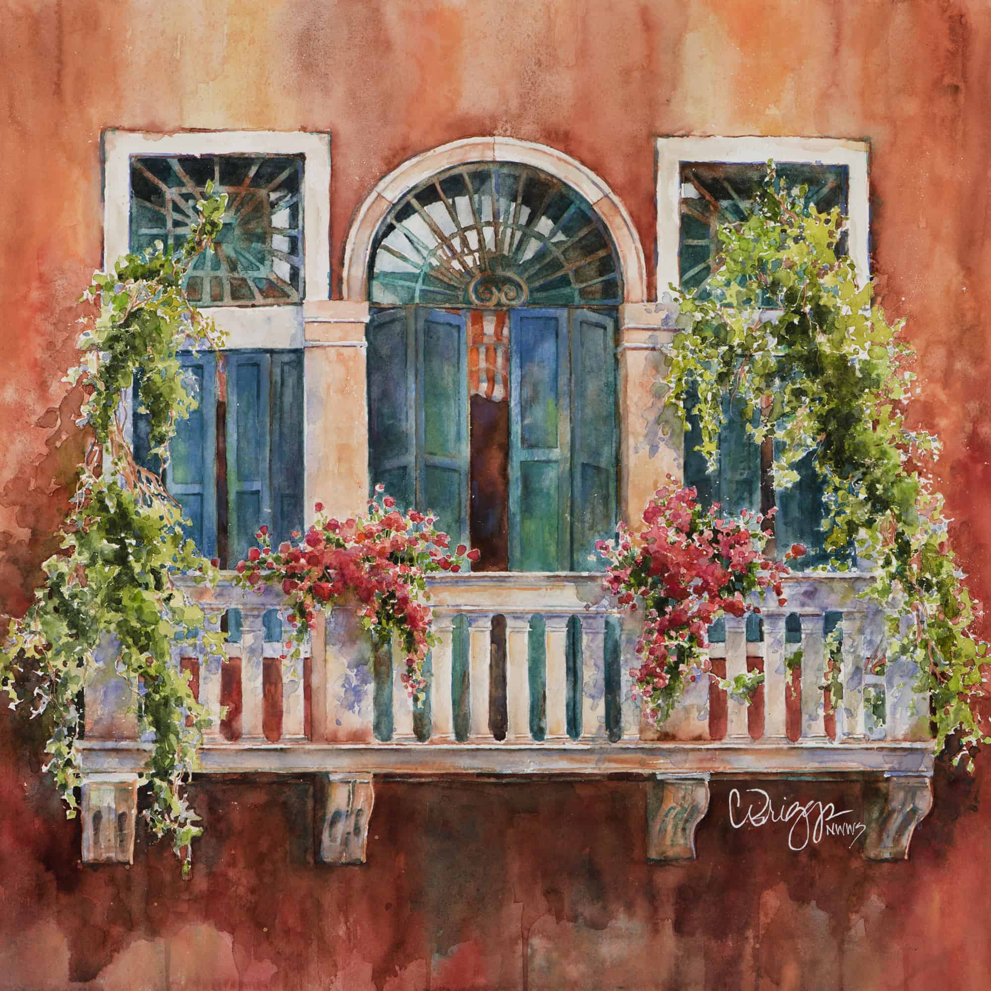 Italian Daydreams Italian Daydreams Cindy Briggs Art Watercolor Painting