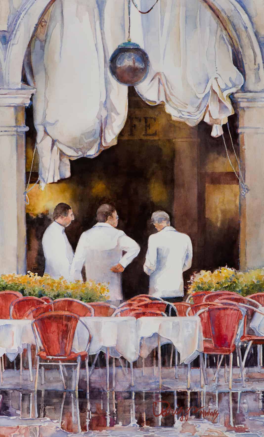 Anticipazione Anticipazione, Venice, Italy Cindy Briggs Art Watercolor Painting