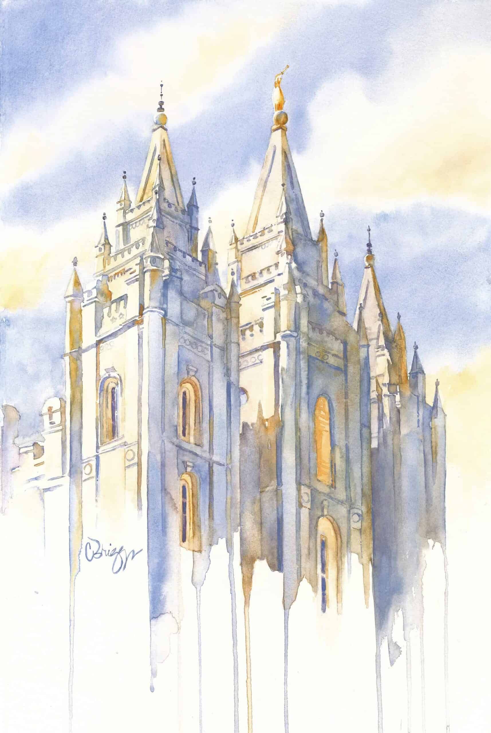 Eternal Promises scaled Eternal Promises Cindy Briggs Art Watercolor Painting