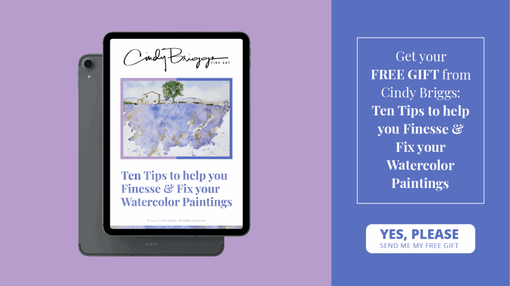 Ten Tips to help you Finesse Fix your Watercolor Paintings 01