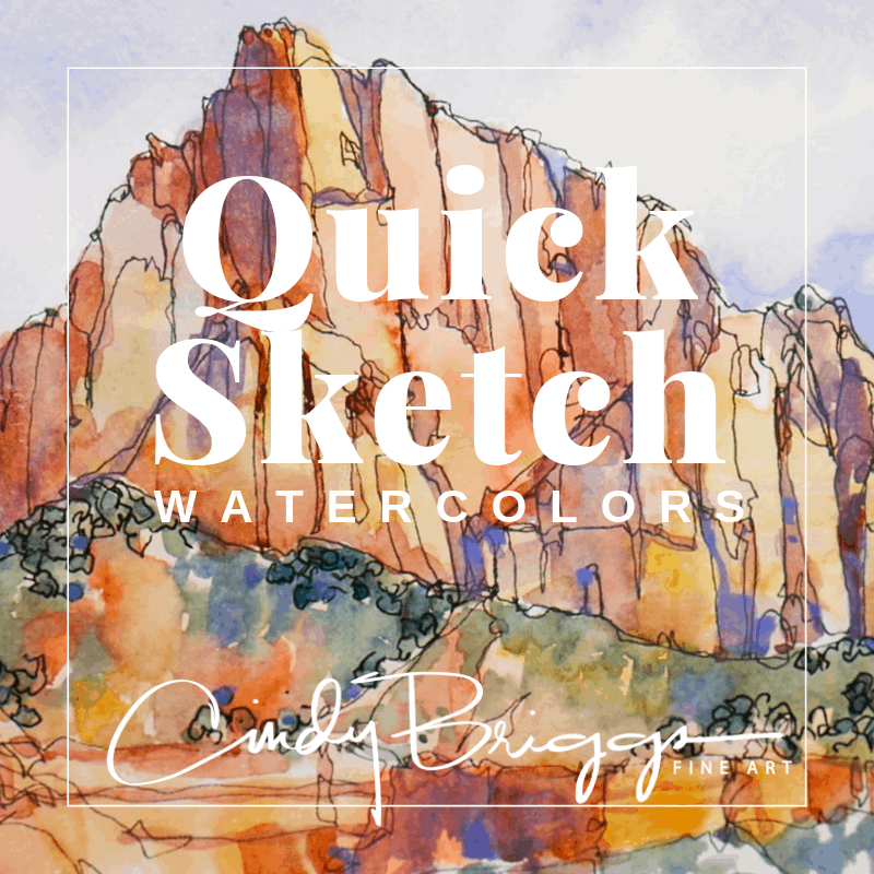 Quick Sketch Program Watercolor Online Workshops