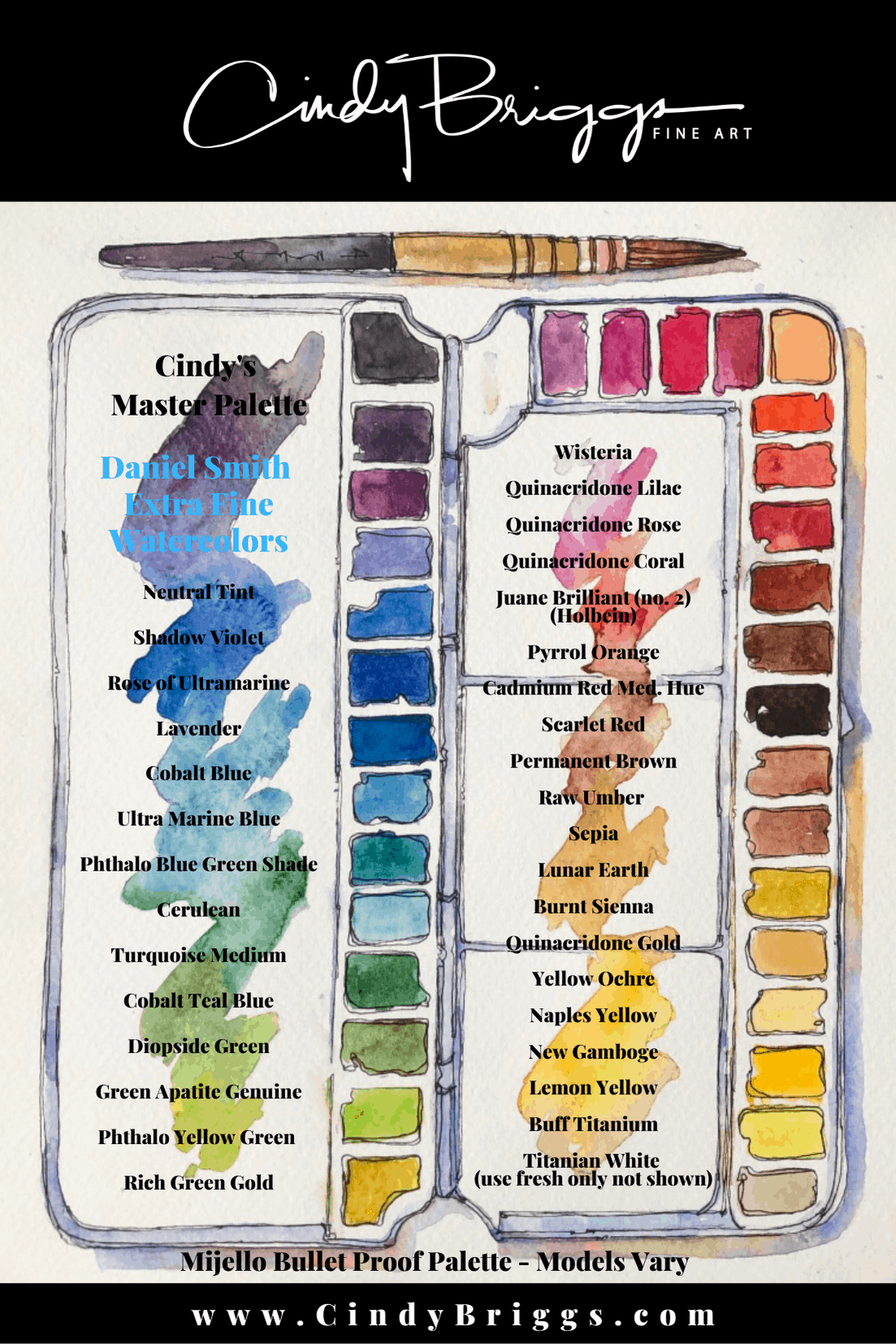 Cindys Master Palette 33 Well