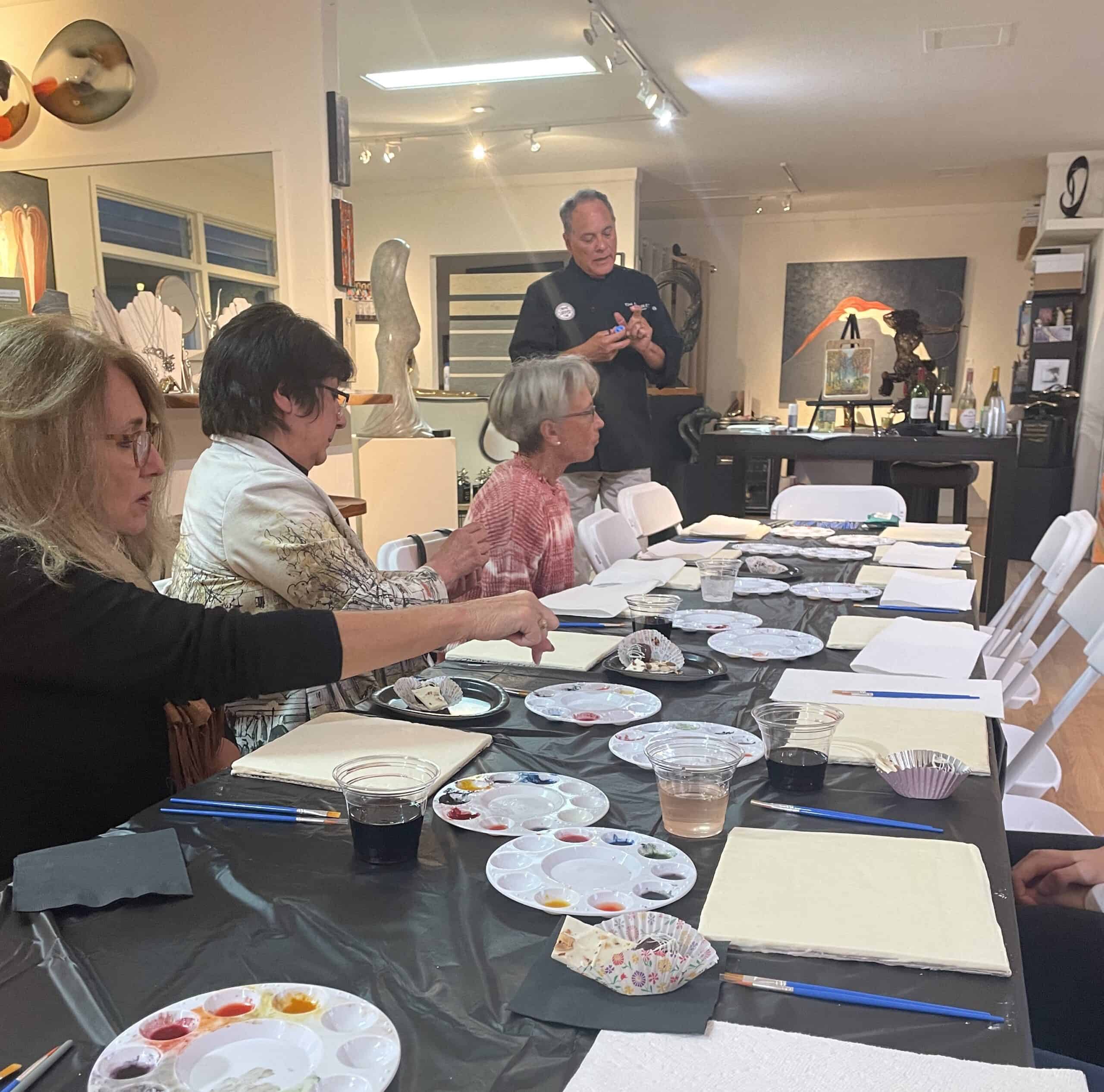 Learning How To Paint on Chocolate with Edible Food Paints! Cindy Briggs Art Watercolor Painting Preparation