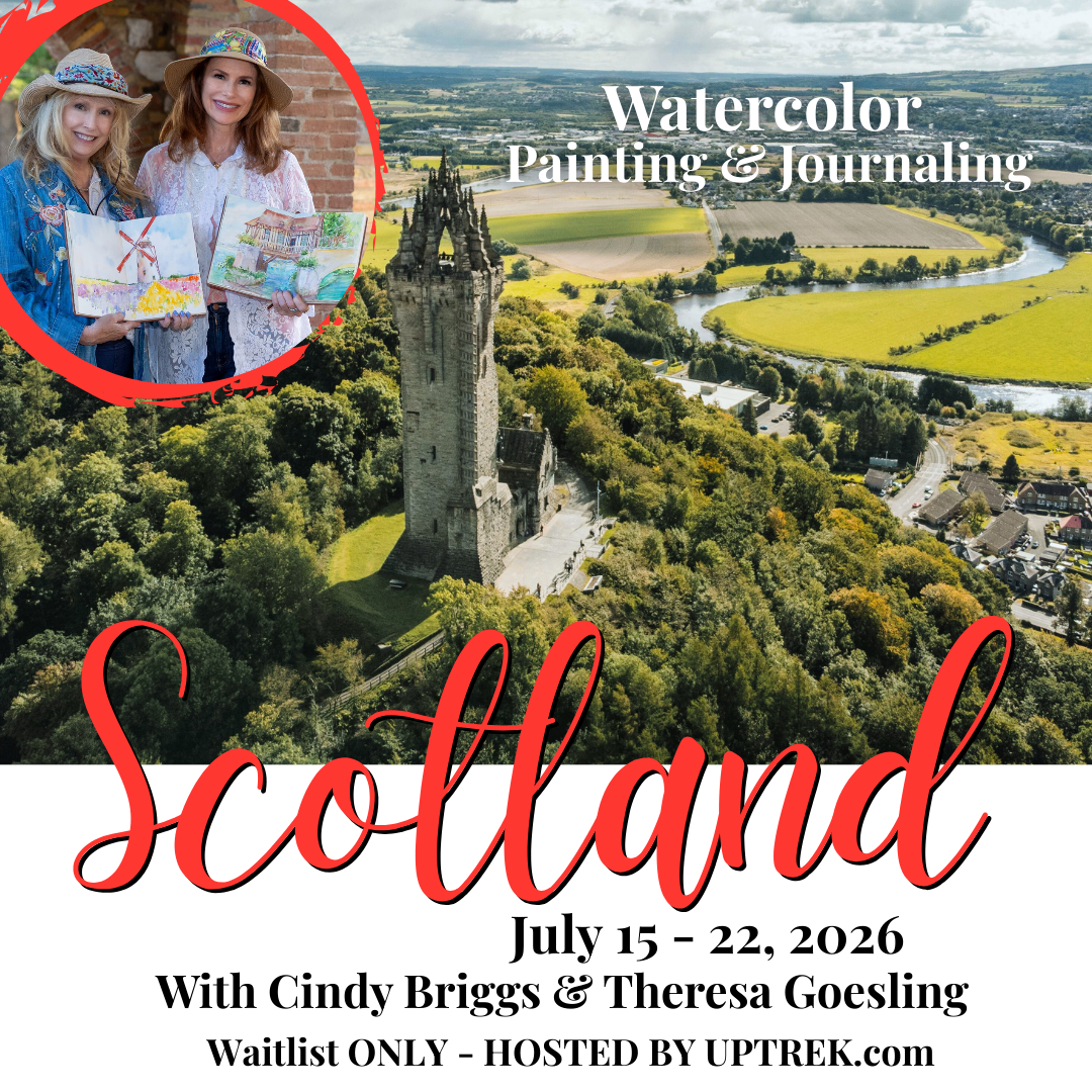 Vibrant Watercolor and Journaling Retreat Cindy Briggs
